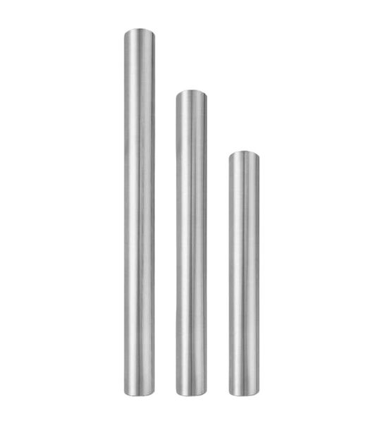 3 Pieces Stainless Steel Rolling Pin Set, 8 Inch 10 Inch 12 Inch
