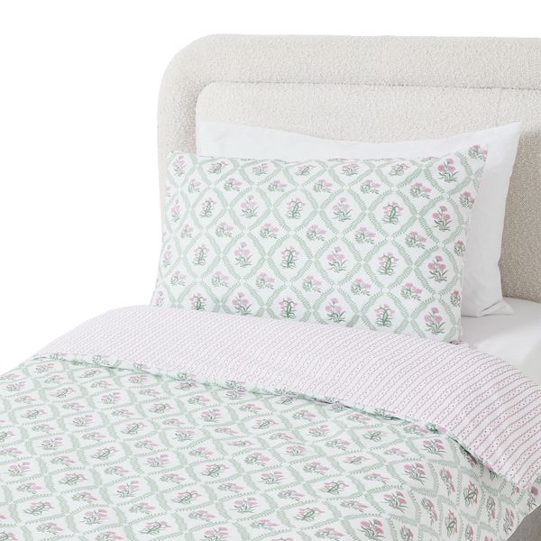 George &amp; Mason Cotton Blend Duvet Set Grace Bloom