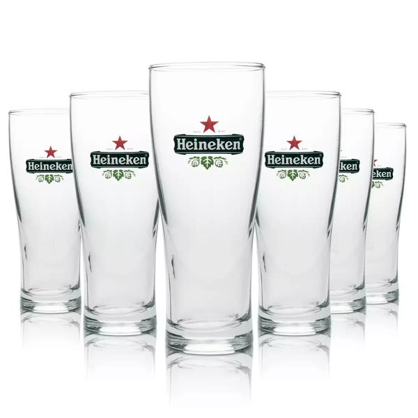 Heineken - Beer Glass - 6-Pack - 300ml