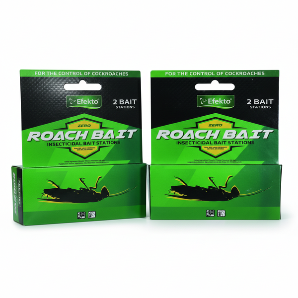 Efekto Cockroach Bait Stations 2 Piece for Effective Pest Control - 2 Pack