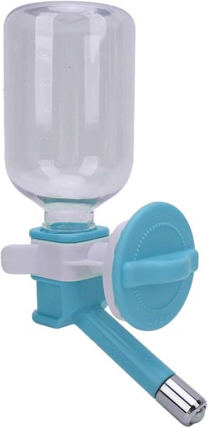 Hanging Pet Water Dispenser Bottle with No-Drip Stainless Steel Spout 250ml