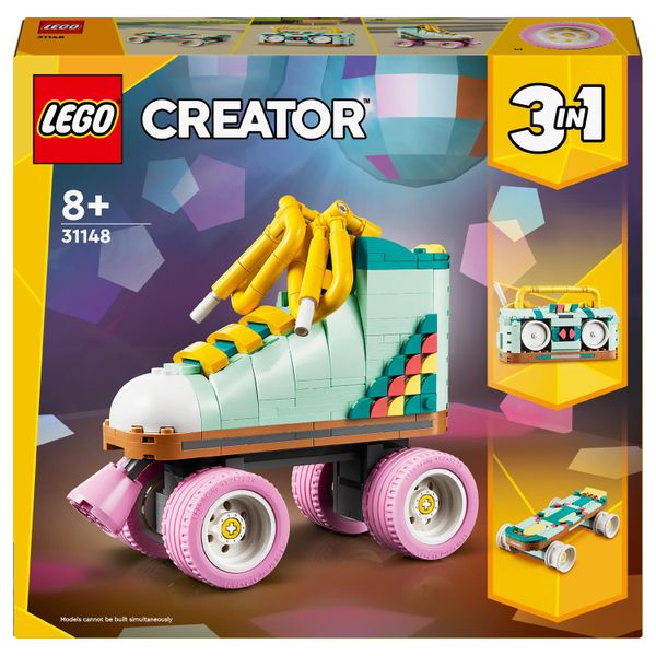 LEGO® Creator 3in1 Retro Roller Skate 31148 Building Toy Set - 342 Pieces