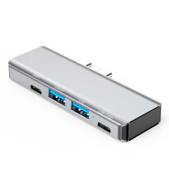 UKAY 5 in 2 Hub Type-C to PD 4K HDMI / USB 3.0 Docking Station Adapter