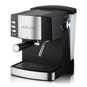 Espresso Coffee Machine 15 Bar: 850W Cappuccino Maker with Milk Frother