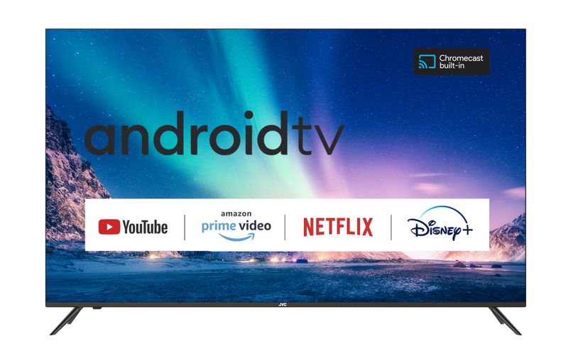 JVC 4K Ultra HD Smart Android 4.4 Led TV - ideal for 4k streaming, gaming