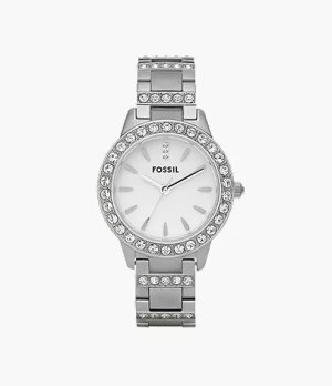 Fossil Ladies Jesse Silver Stainless Steel Strap Watch - ES2362
