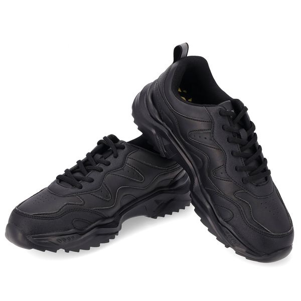 Toughees Sneakers Thato Kids Black Lace Up School Shoes