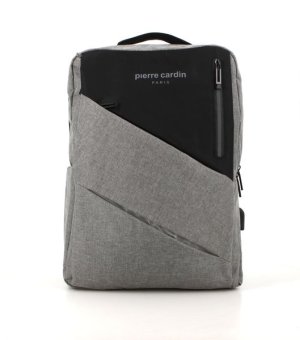 Pierre Cardin Juneau Laptop Backpack - Grey