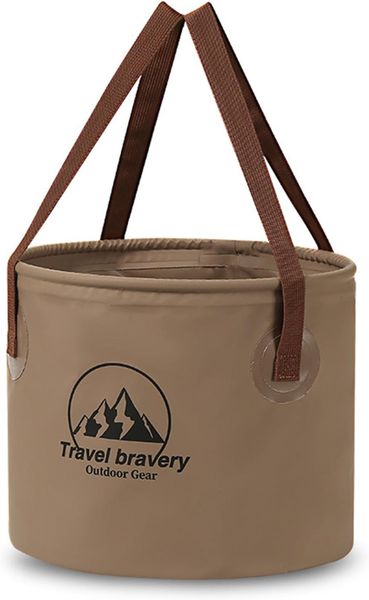 Travel bravery Camping Outdoor Foldable Buckets Water Container 10L
