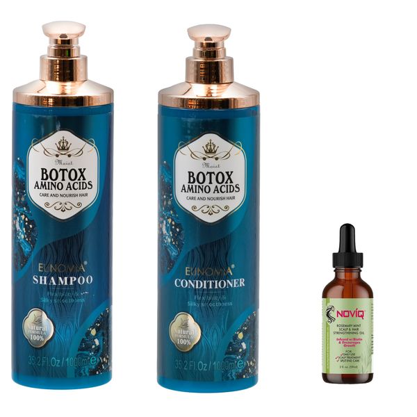 Botox Shampoo &amp; Conditioner + Noviq Hair/ Scalp Oil