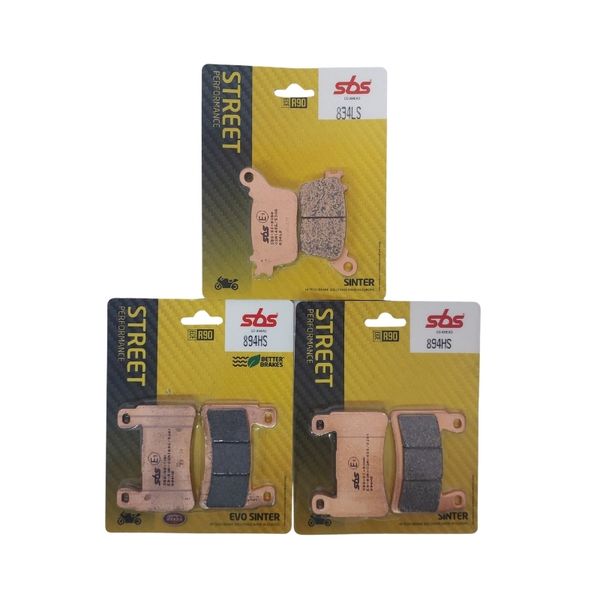 SBS Sintered Brake Pad Kit to fit Kawasaki ZX6R 636 Ninja 2013-2025
