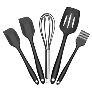 Cooking/Baking Utensils | Set of 5 in Black