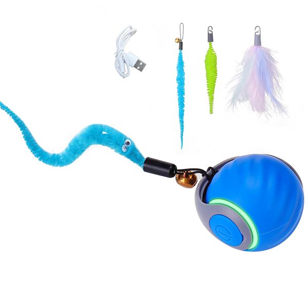 Interactive Cat Toy Ball - with 3 Tails
