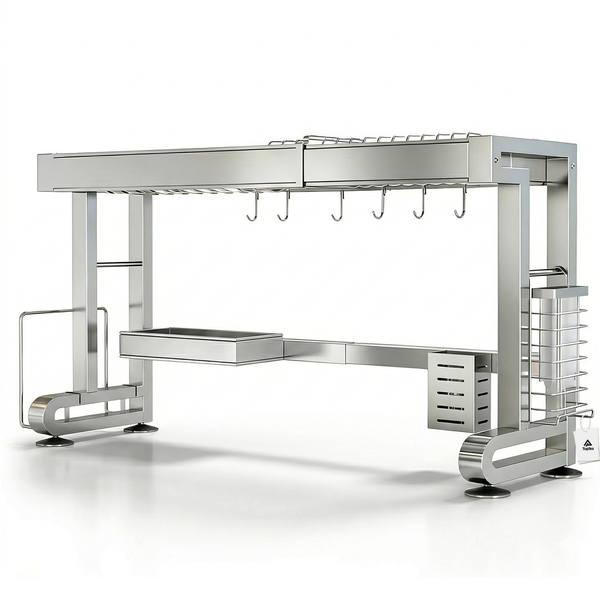 Topika Over The Sink Dish Drying Rack,Adjustable,Stainless Steel Material