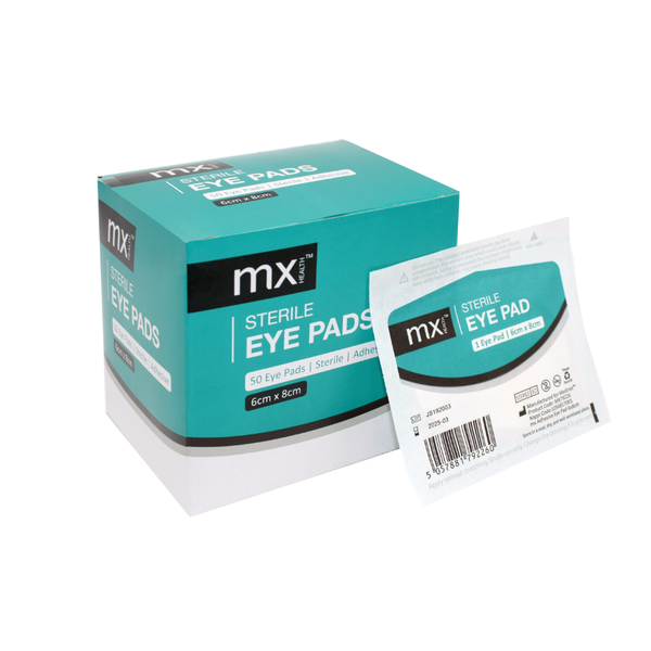 Sterile Eye Pads Adhesive 6x8cm (50's)