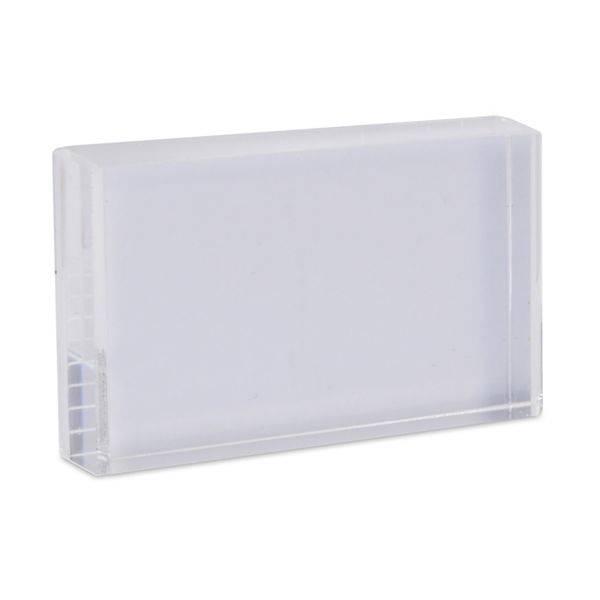 Slide-In Acrylic Photo Blocks - Clear Desktop Picture Frame Display