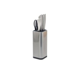 5 Five Simply Smart 5 Knife Set + Scissor SS Stand - Stainless Steel