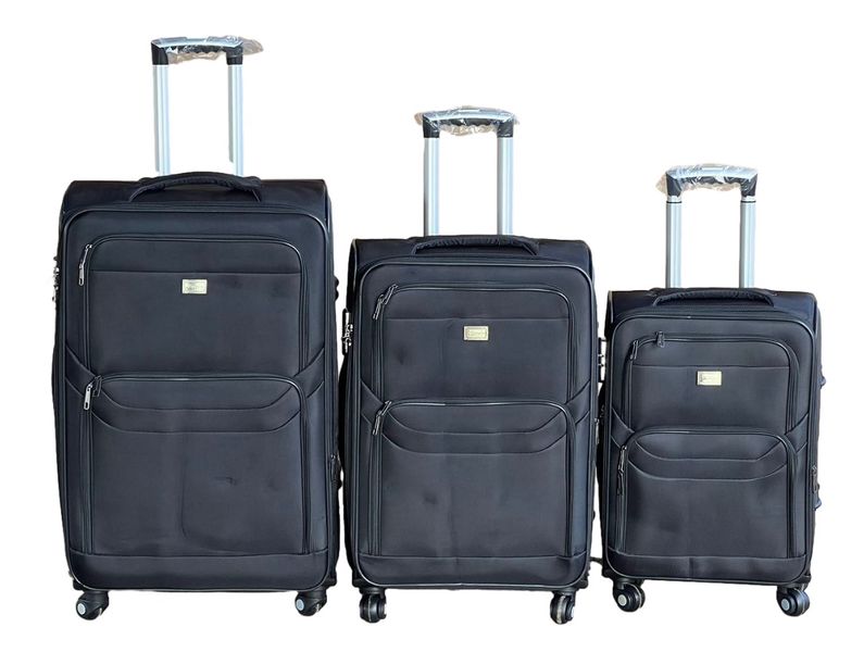 Easy Travel Fabric Empore 3Pieces Travel Luggage Suitcase Set