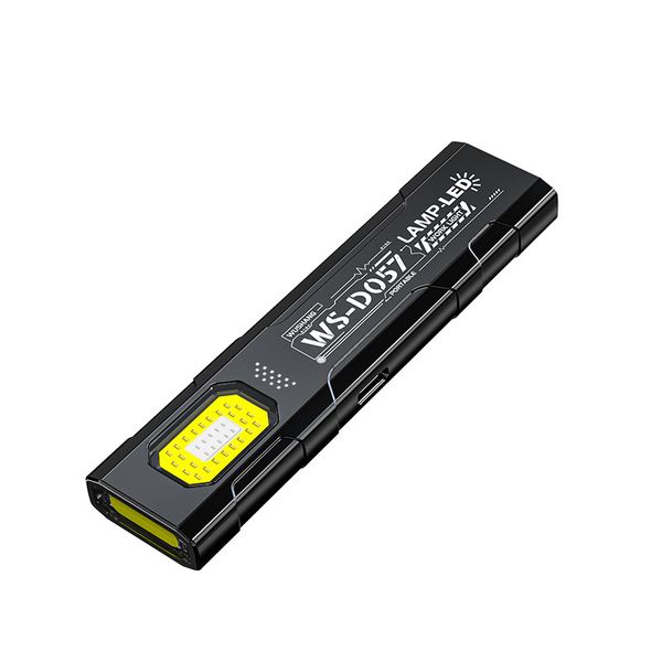 Portable COB Work Light with Magnetic Base and Clip, Type-C Rechargeable
