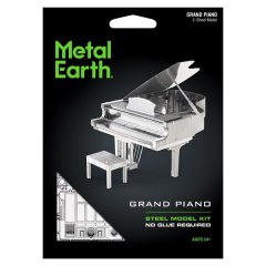 Metal Earth- Grand Piano- Silver