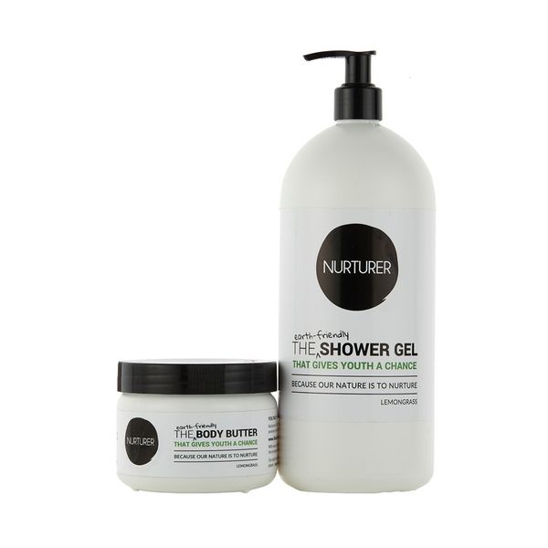 Nurturer - 2in1 Shower Gel 1L &amp; Body Butter Combo 250ml (Lemongrass)
