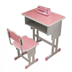 Grow-with-Me Kids Desk &amp; Chair Set - Height Adjustable with Storage Box