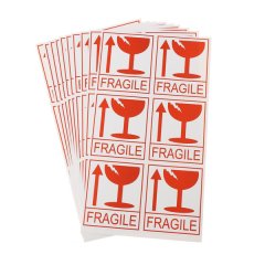 Fragile Stickers - 7cm x 8cm - 70 Sheets (420 stickers)