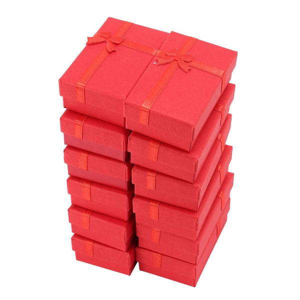 12Pcs Paper Jewelry Gifts Boxes For Jewelry Display
