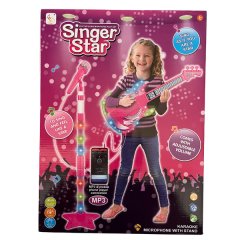 Kids Singer Star Guitar and Microphone Set