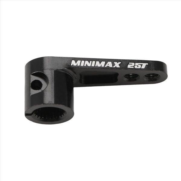 Cnc Aluminum 25T Servo Horn Steering Arms for TRX4 RC,Black