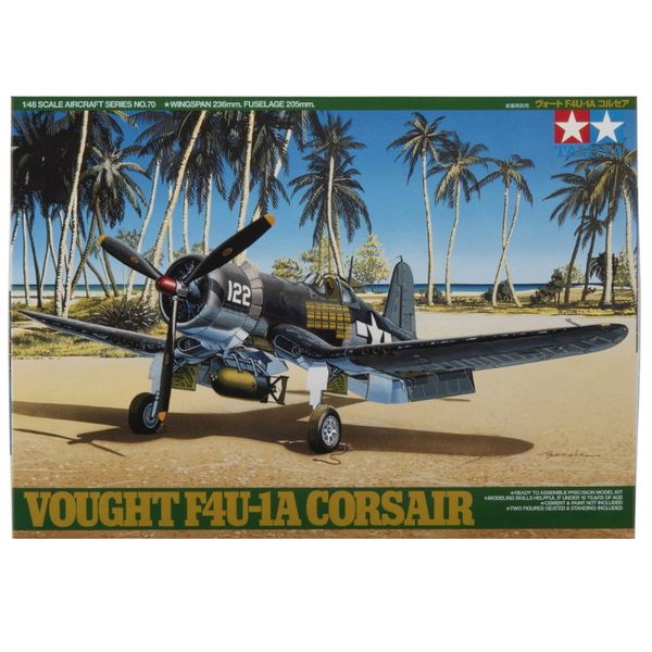 Tamiya 1/48 Vought F4U-1A Corsair Plane Plastic Model Kit