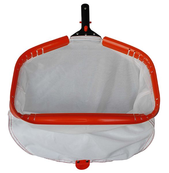 Pro Fine-Mesh Leaf Rake with V-Clip-High Quality Plastic Handle