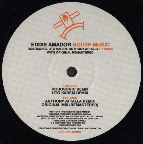 Eddie Amador - House Music Remixes 12" Vinyl: Robosonic, Uto Karem, Attalla