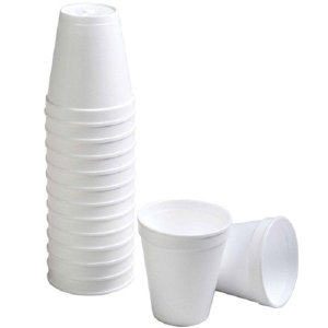 Twinsaver White Foam Cups - 250ml - Box 1000
