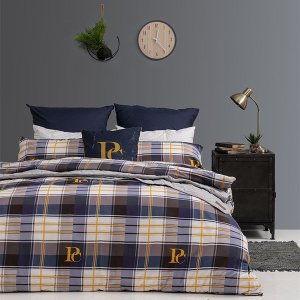 Pierre Cardin Duvet Cover Set - Evon Check