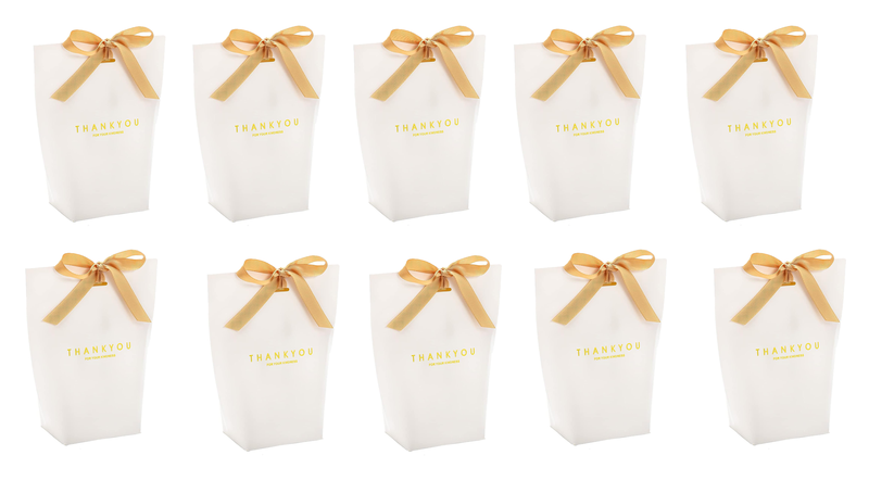 Bestby - Thank You Bag Shaped Gift Boxes for Party/Festival/Wedding(10pcs)