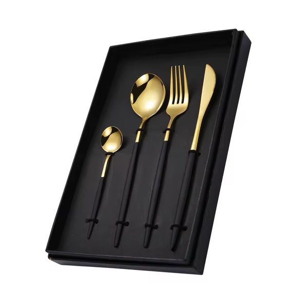 Stainless Steel 304 Flatware Set Knife Fork Spoon Cutlery Set
