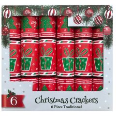 Christmas Crackers - 12 Piece (Red)
