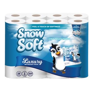 SnowSoft 2 Ply Toilet Tissue - 24 Pack