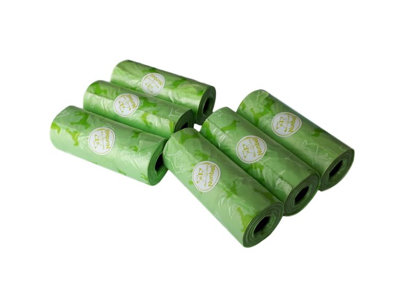 Nunbell Pet Waste Bag Refill - 6 Roll Set