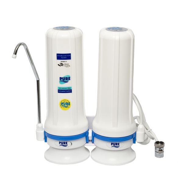 Pure Water Double Counter Top Water Purifier