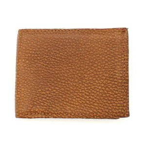 TM Leather Buffalo Tan Gents Wallet with Coins Pocket