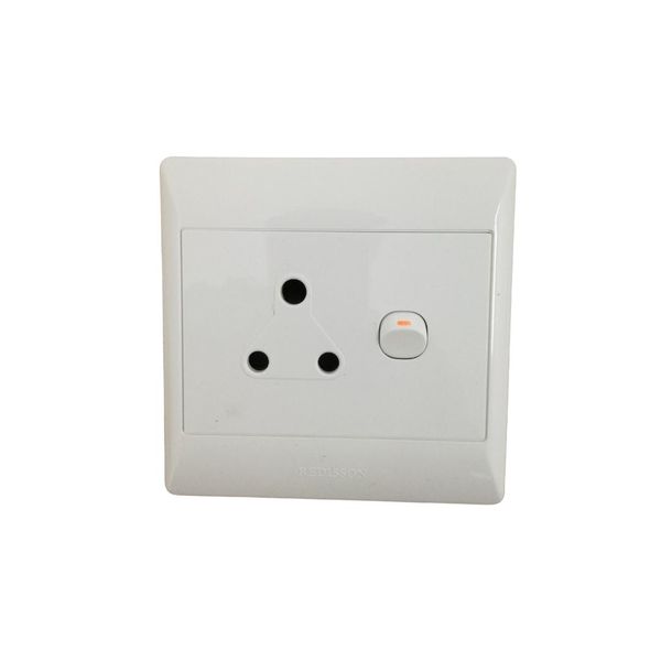 P Piper 4 X 4 Single Socket White - 2 pack