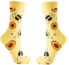 Michris Women Yellow Regular Socks