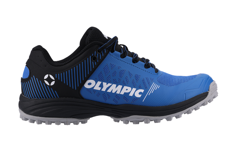 Olympic Mens Match V1 Hockey Shoe Blue/Black