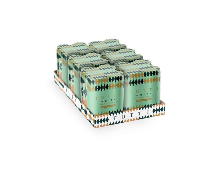 Tutti - White Sparkling Wine - 24 x 250ml Cans