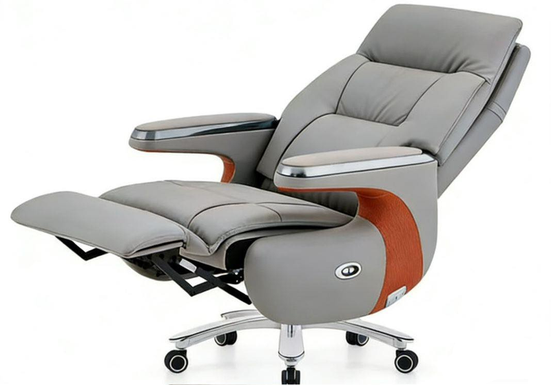 Boss Electric Recliner Luxury Chair - Grey