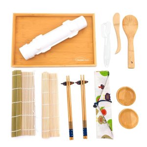 Chenshia Sushi Making Kit 12-in-1 DIY Roller Set for Beginners&amp;Sushi Lovers