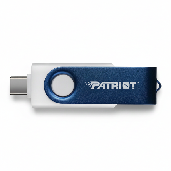 Patriot 32GB USB 3.2 Gen 1 Flash Drive with Swing Design Type-A+C