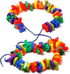 Threading Number Beads Toy - STEM Educational Learning